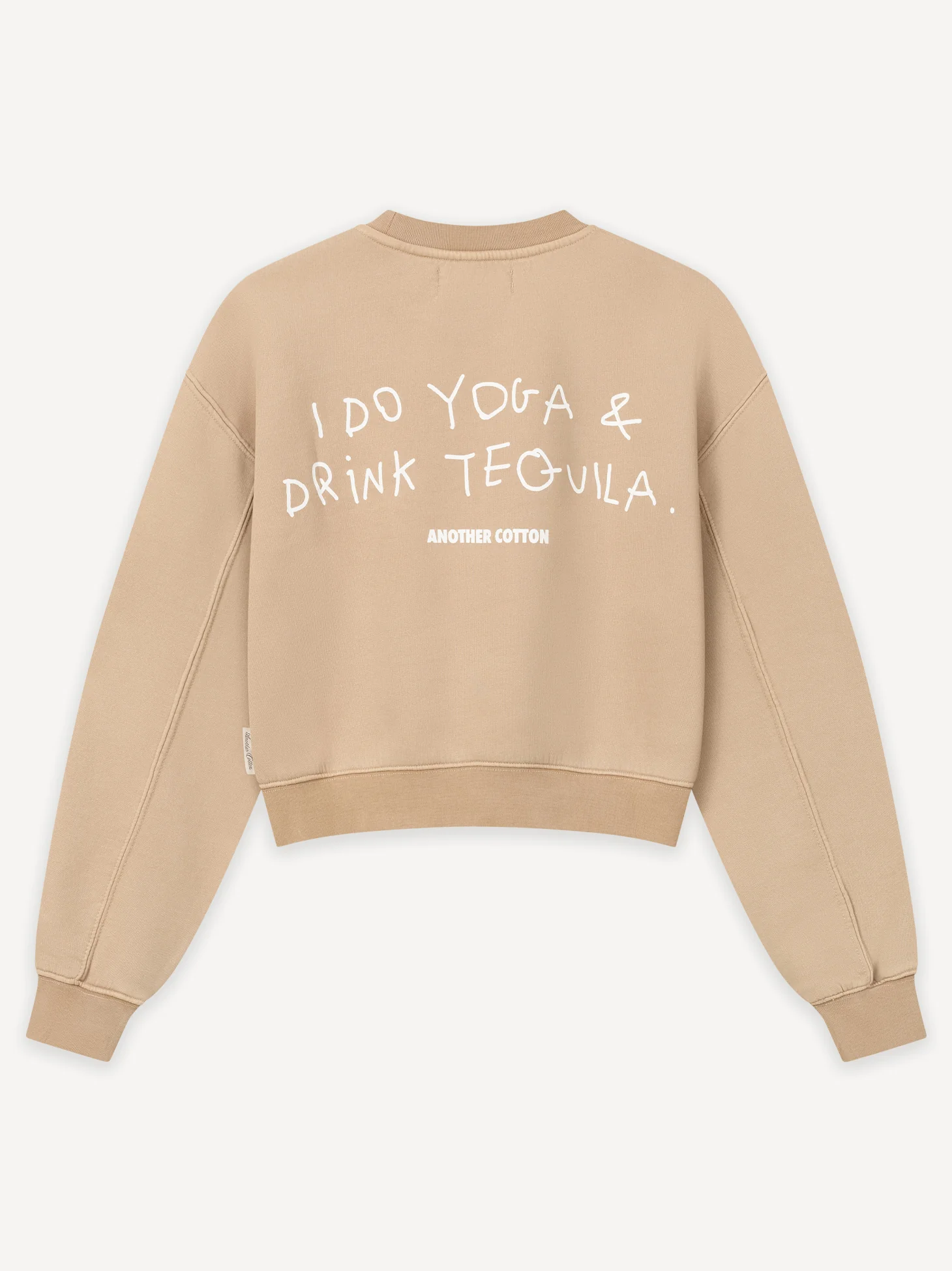 Yoga & Tequila Cropped Sweatshirt